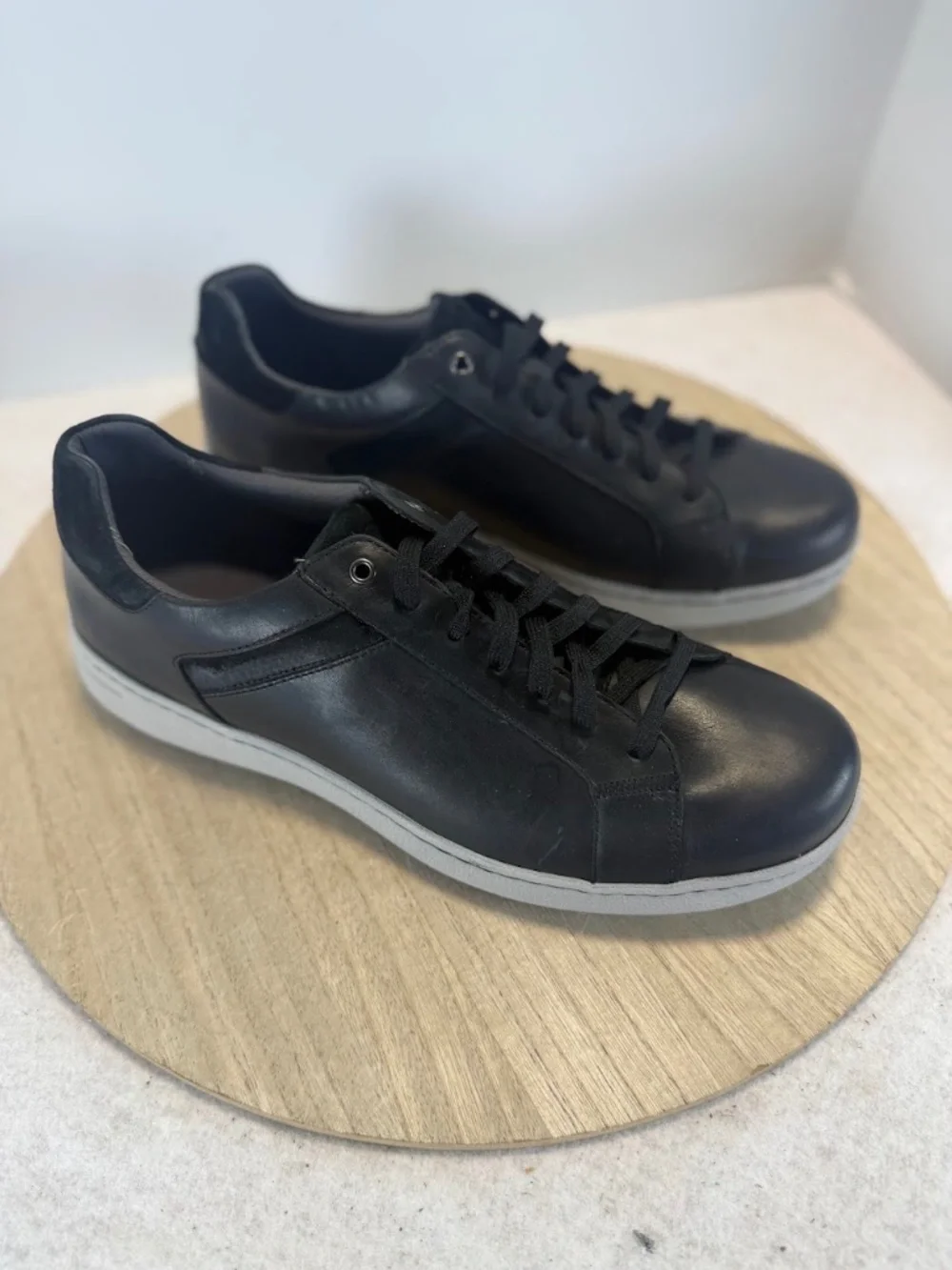 Dansko Men’s Size 46 Black Leather Lace Up Casual Sneakers Shoes NWOT